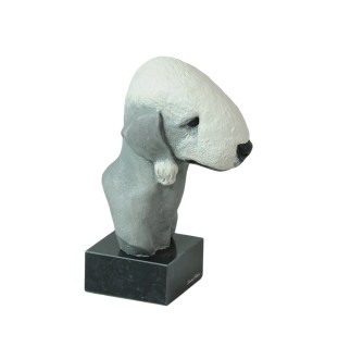 Bedlington Terrier ręcznie pomalowana statuetka Art-Dog